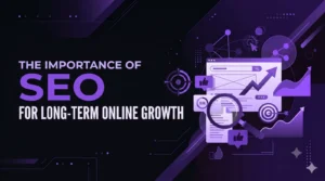 SEO blog featured image illustrating the importance of search engine optimization for long-term online growth, created by the best digital marketing analyst in Ernakulam.