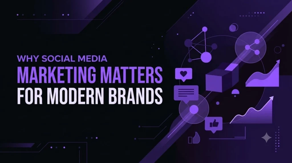 Social media marketing blog image highlighting why social media marketing matters for modern brands, created by the best digital marketing analyst in Ernakulam.